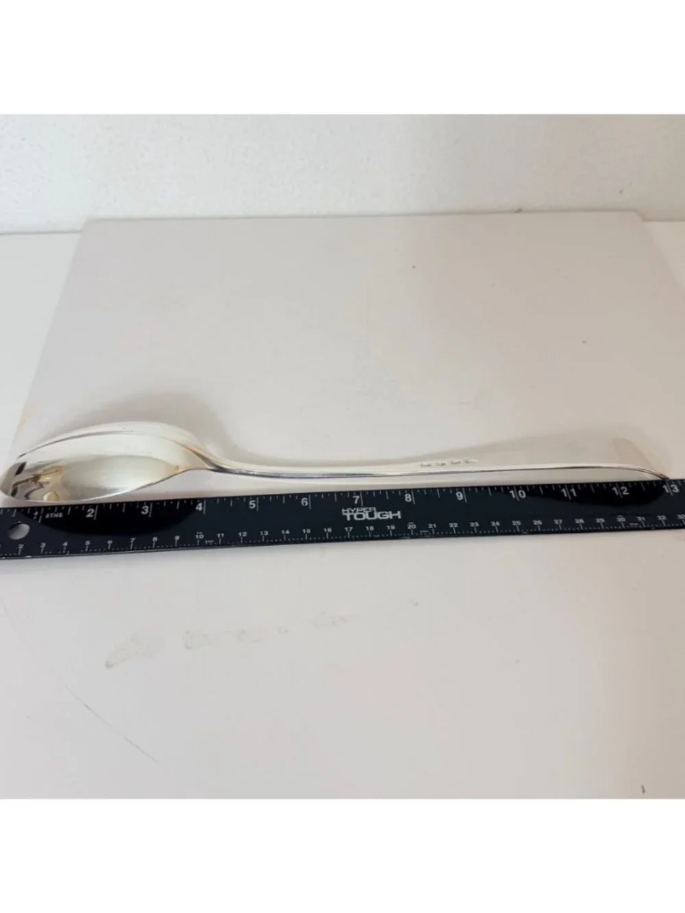 Vintage Gerity Georgian Silver Plated Serving Spoon Luxury Dining 13 Inch